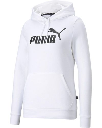 PUMA Essentials Logo hoodie - Weiß