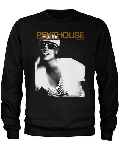Penthouse Rundhalspullover June 1988 Cover Sweatshirt - Schwarz