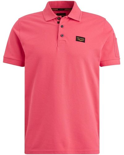 PME LEGEND T-Shirt Short sleeve polo Trackway - Pink