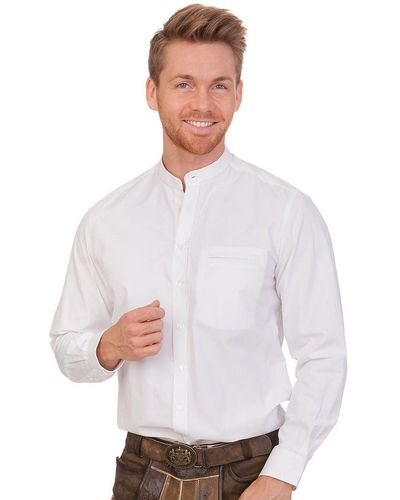 Spieth & Wensky Trachtenhemd - Weiß