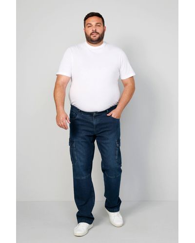 Men Plus 5-Pocket- Jeans Spezialschnitt - Blau