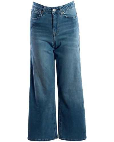 ONLY Relax-fit-Jeans Madison Blush HW Wide - Blau