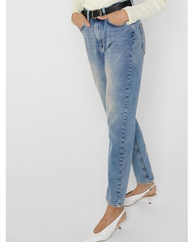 ONLY 7/8-Jeans VENEDA (1-tlg) Plain/ohne Details, Weiteres Detail - Blau