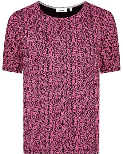 elanza T- Shirt Jacquard - Pink