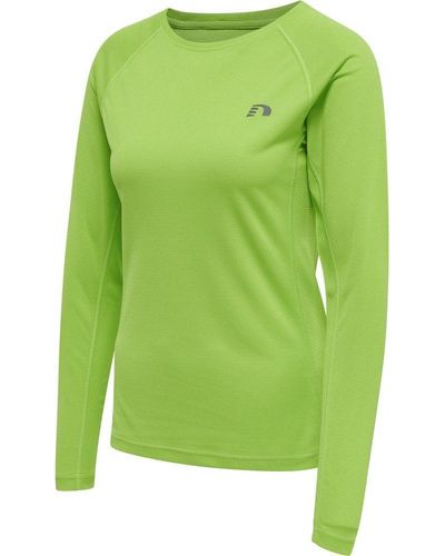 Newline Women' Core Running T-Shirt L/S - Grün