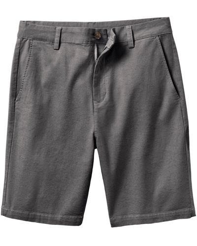 John Devin Chinoshorts Regular Fit, Shorts mit normaler Leibhöhe aus elastischer Baumwolle - Grau
