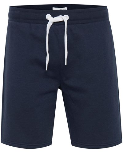 Solid Sweatshorts SDOliver Basic Sweat Shorts mit Kordeln - Blau