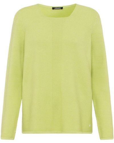 Olsen Strickpullover Pullover Long Sleeves - Gelb