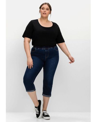Sheego Jeans mit gerader Passform für Damen | Online-Schlussverkauf – Bis  zu 54% Rabatt | Lyst DE