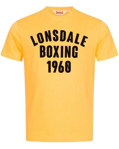 Lonsdale London T-Shirt Pitsligo - Gelb