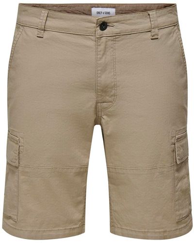 Only & Sons Cargoshorts - Natur