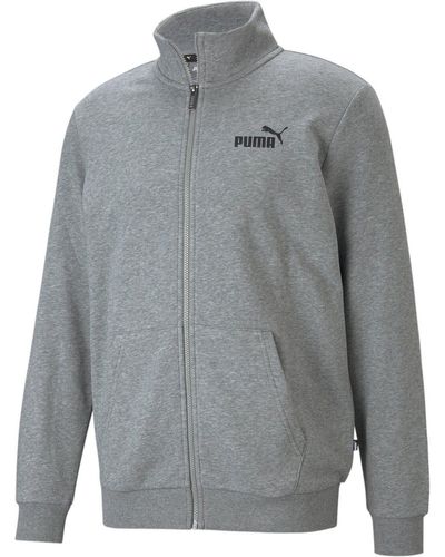 PUMA Sweatshirt ESS Track Jacket TR MEDIUM GRAY HEATHER - Grau