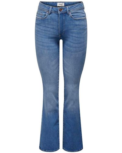 ONLY 5-Pocket-Jeans ONLWAUW HW SK FLARE BJ759 NOOS - Blau