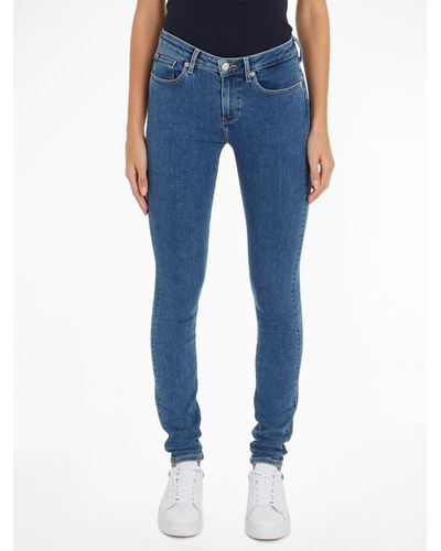 Tommy Hilfiger Skinny-fit-Jeans im 5-Pocket-Style - Blau