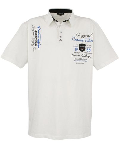 Lavecchia Poloshirt Übergrößen LV-610 Polo Shirt - Weiß