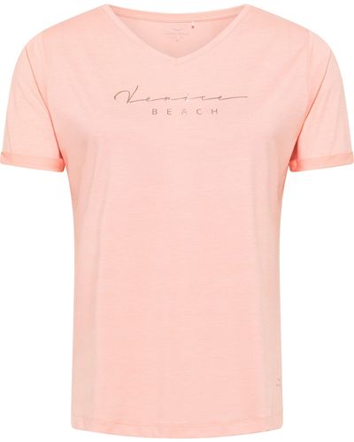 Venice Beach T-Shirt CL HARTFORD, Große Größen (1-tlg) - Pink