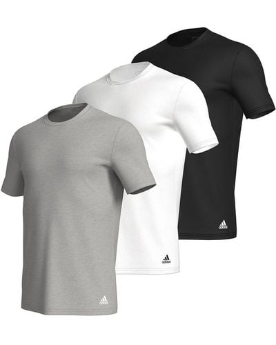 adidas T-Shirt "Active Flex Cotton" (3er-Pack) mit Rundhalsausschnitt - Schwarz