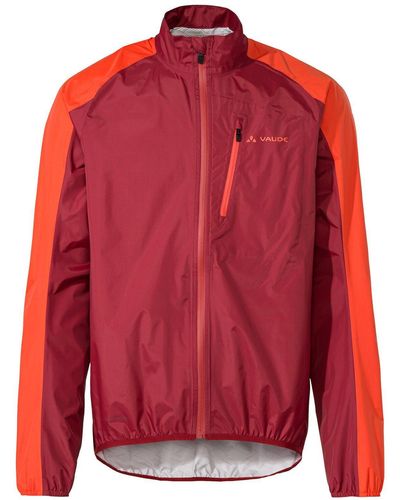 Vaude Outdoorjacke Men's Drop Jacket III (1-St) Klimaneutral kompensiert - Rot