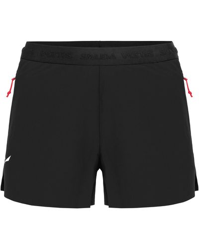 Salewa W Pedroc Dst Wool Short Shorts - Schwarz