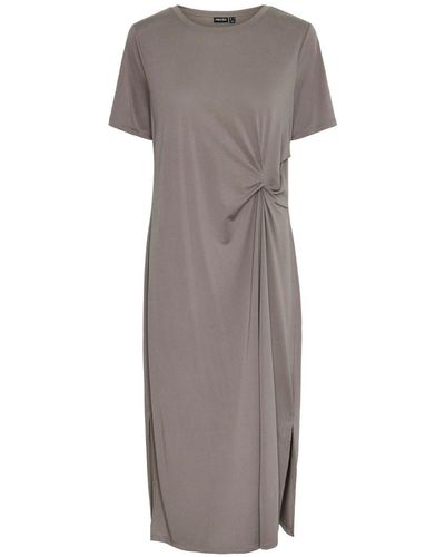 Pieces Shirtkleid - Grau