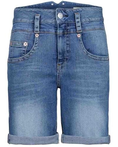 Herrlicher Stretch-Jeans PITCH HI SHORTY blend 5239-OD445-076 - Blau