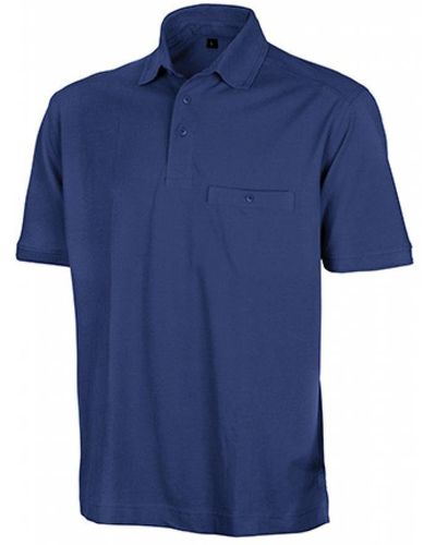 Result Headwear Poloshirt Apex Polo Shirt / Strapazierfähig aus Mischgewebe - Blau