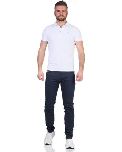 DIESEL Skinny-fit-Jeans R-TROXER-A 5-Pocket-Style - Blau