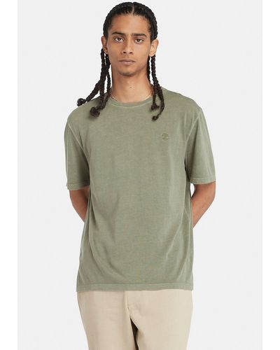 Timberland T-Shirt DUNSTAN Garment Dye Short Sleeve Te - Grün