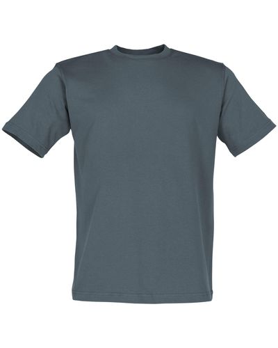 James & Nicholson Rundhalsshirt Basic T-Shirt - Blau