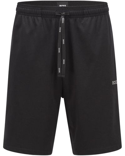 BOSS Loungewear-Shorts MIX&MATCH (1-tlg) - Schwarz