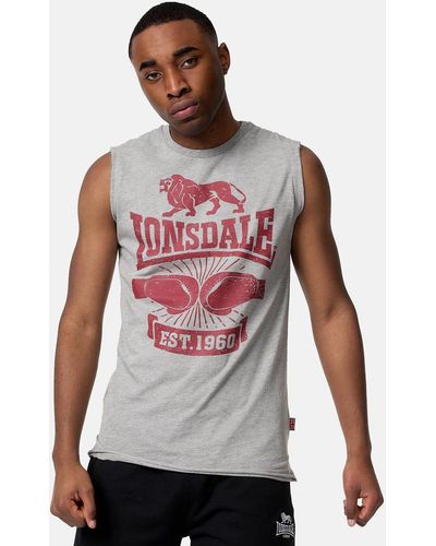 Lonsdale London T-Shirt CLEATOR - Grau