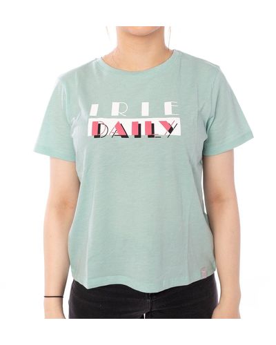 Iriedaily T-Shirt Croptop My Ami Girl Tee (1-tlg) - Grau