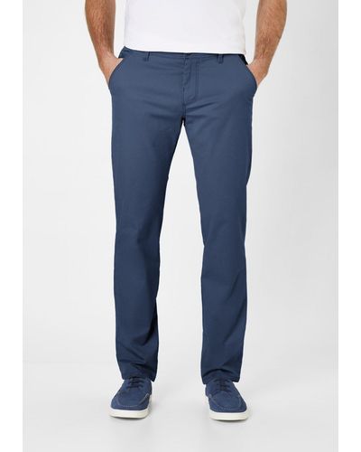 Redpoint ODESSA Straight-Fit Relax Chinohose mit Stretch - Blau