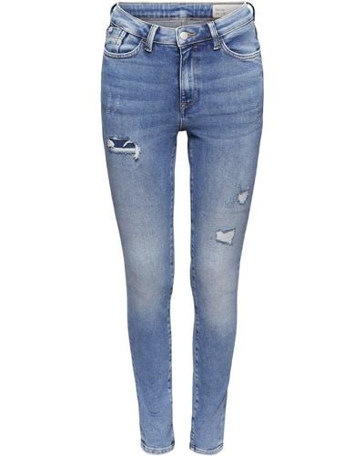 Edc By Esprit Funktionshose Jeans Skinny - Blau