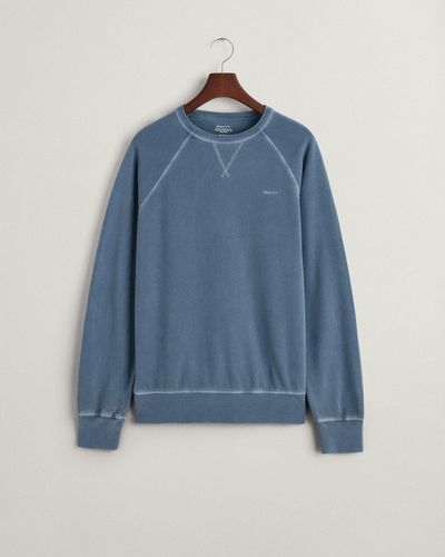 GANT Sweatshirt SUNFADED C-NECK SWEAT - Blau