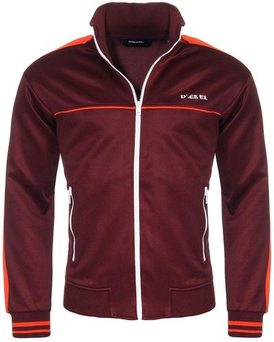 DIESEL Sweater -ROOTS Pullover, , Sportjacke, Größe: S - Rot