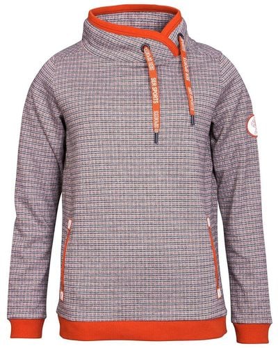 SER Sweatshirt Jacquard W8230609 auch in groß Größen - Orange