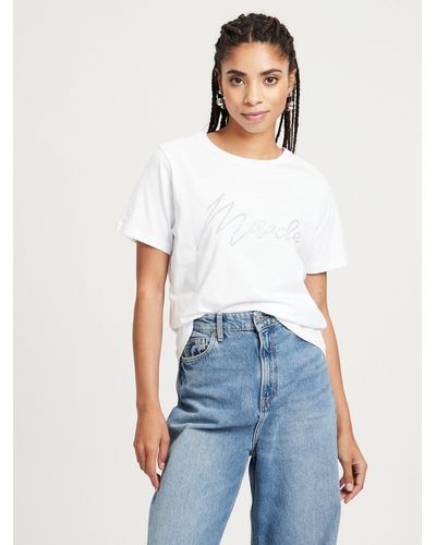Cross Jeans ® Rundhalsshirt 56076 - Weiß