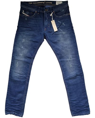 DIESEL Slim-fit-Jeans Thavar 0801C - Blau