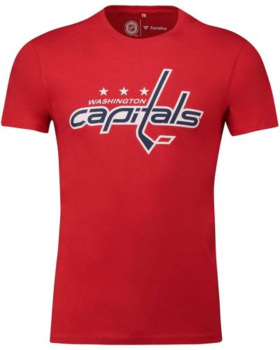 Fanatics T-Shirt NHL Washingtonitals Primary Core Graphic - Rot