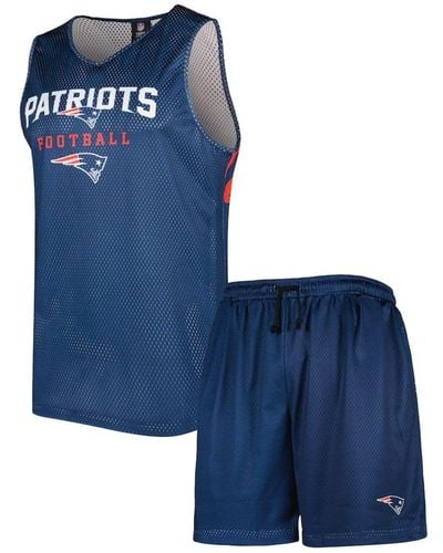 Forever Collectibles Muskelshirt Big Logo Set NFL New England Patriots - Blau