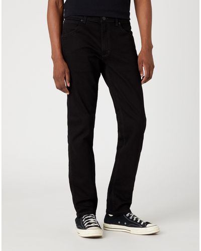 Wrangler Regular-fit-Jeans Hose Greensboro, G 32, L 36, F black - Schwarz