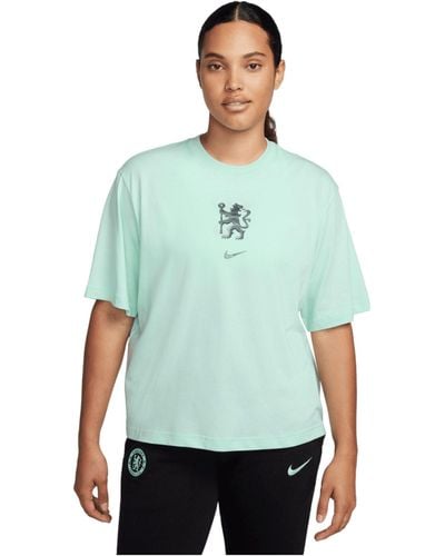 Nike FC Chelsea London For Her Boxy T-Shirt default - Grün