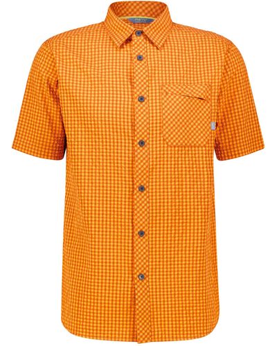 Meru Outdoorhemd Hemd EGIO Kurzarm - Orange