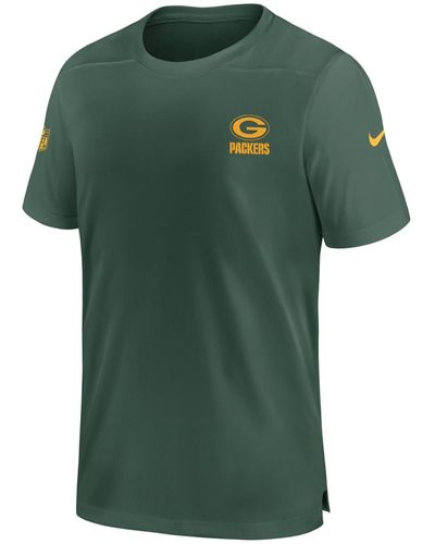 Nike Print-Shirt Green Bay Packers DriFIT Sideline Coach - Grün