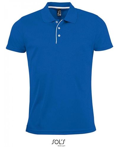 Sol's Poloshirt Mens Sports Polo Shirt Performer - Blau
