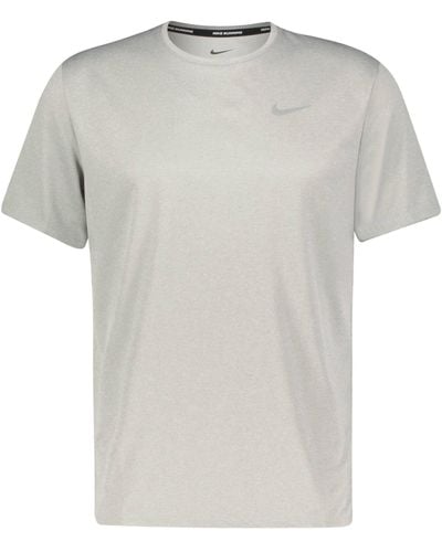 Nike Laufshirt DRI-FIT UV MILER - Weiß