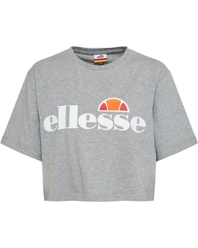 Ellesse T-Shirt Alberta (1-tlg) Weiteres Detail, Plain/ohne Details - Grau