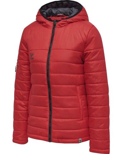 Hummel Steppjacke Hmlnorth Quilted Hood Jacket Woman - Rot