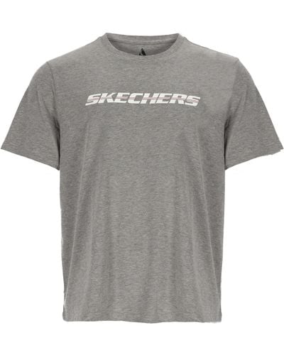 Skechers T-Shirt STRIKETHROUGH TEE Relaxed fit - Grau